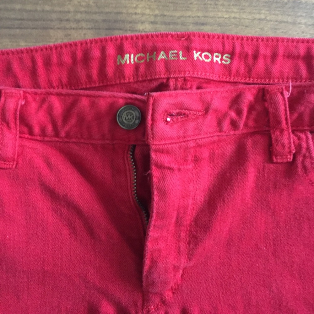 Women’s Michael Kors Red Skinny Jeans